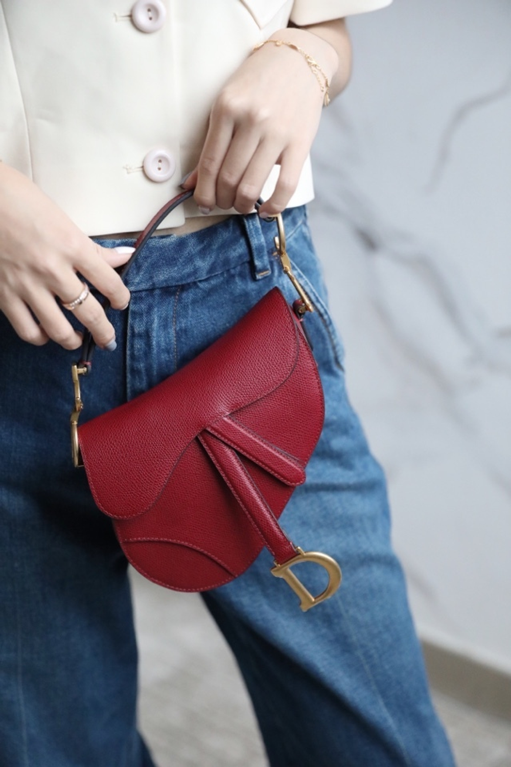 Christian Dior Saddle Bag 21 cm