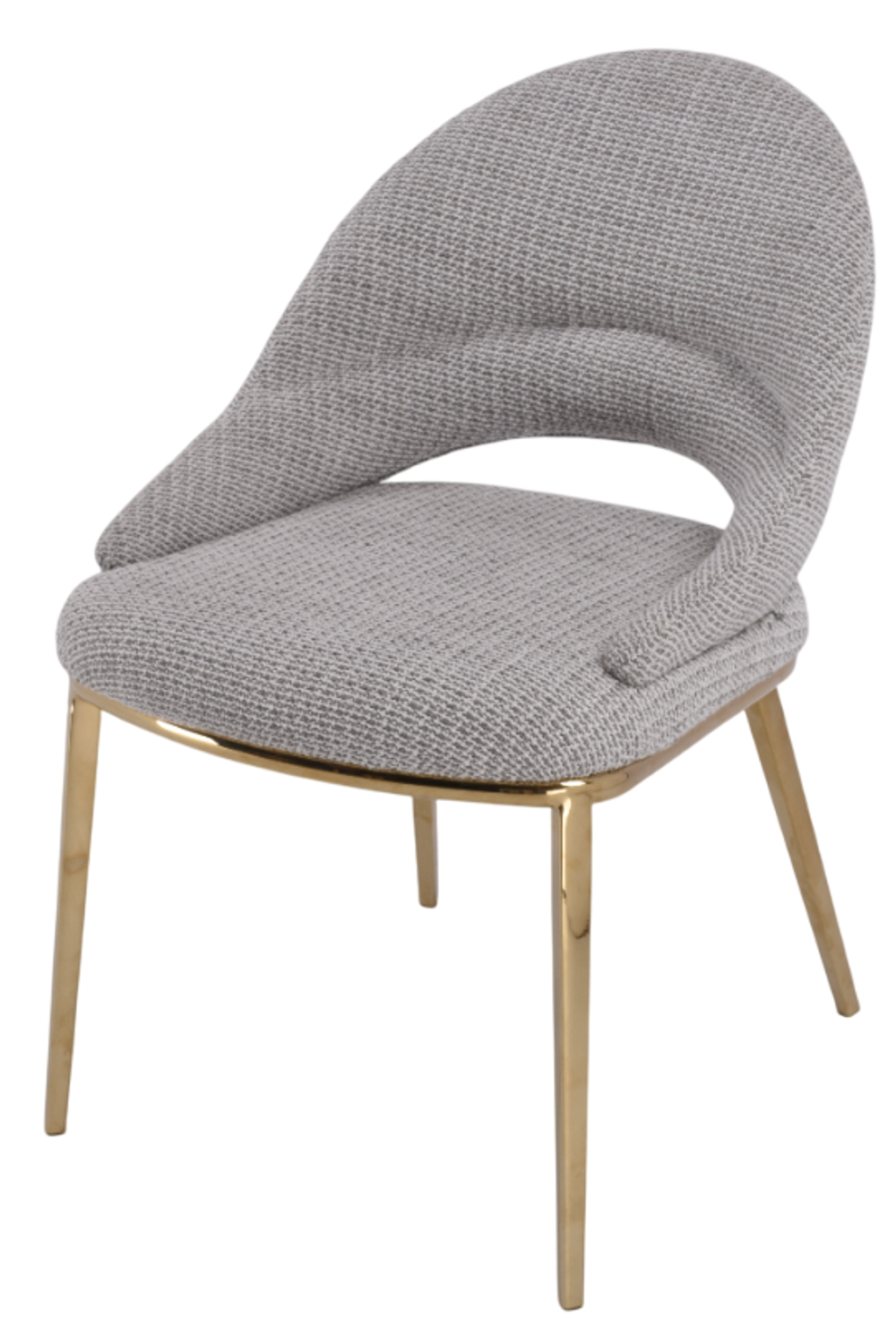 Стул обеденный Ist Casa Capella, бежевый, глянцевое золото