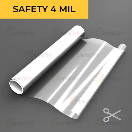 Пленка защитная бронировочная SAFETY 4 MIL ControTek, на отрез
