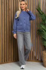 Бомбер Агнес (джинс) Б13358-2М LT Collection