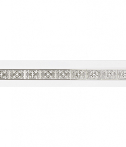 Пластиковый карниз с тиснением Legrand 3-х рядный Амулет 3600 мм