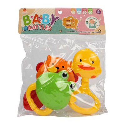 Набор погремушек 3шт, пакет 054-9