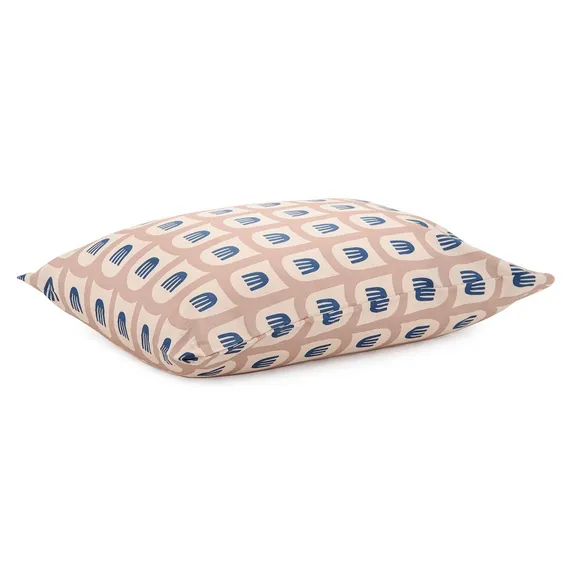 Набор из двух наволочек из сатина бежево-розового цвета с принтом "Blossom Time", Cuts&amp;Pieces, 50х70 см