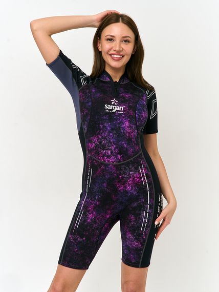Гидрокостюм Sargan Nero 2.0 Shorty lady 2 мм GalaxyAPE-07/черный