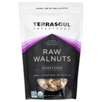 Terrasoul Superfoods, необработанные грецкие орехи, половинки и кусочки, 454 г (16 унций)