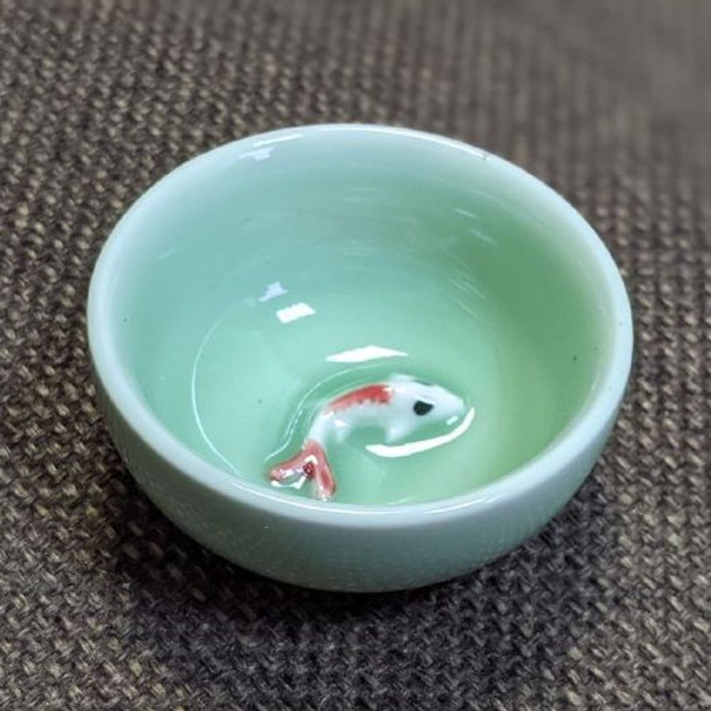 Пиала Объемная рыба "Кои"