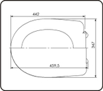 Сиденье для унитаза СУ 74.05.00 Уклад (Комфорт+, Ирида)
