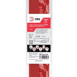 Термоусадочная трубка ЭРА NO-224-479 ТТУ нг-LS 20/10 красная в отрезках по 1 м 10 шт