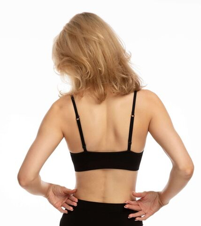 Бюстгальтер Bamboo без косточек и вкладышей (Размер: S) (Цвет: черный)