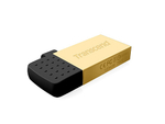 USB флеш-карта Transcend 16GB JETFLASH 380 OTG (Gold)