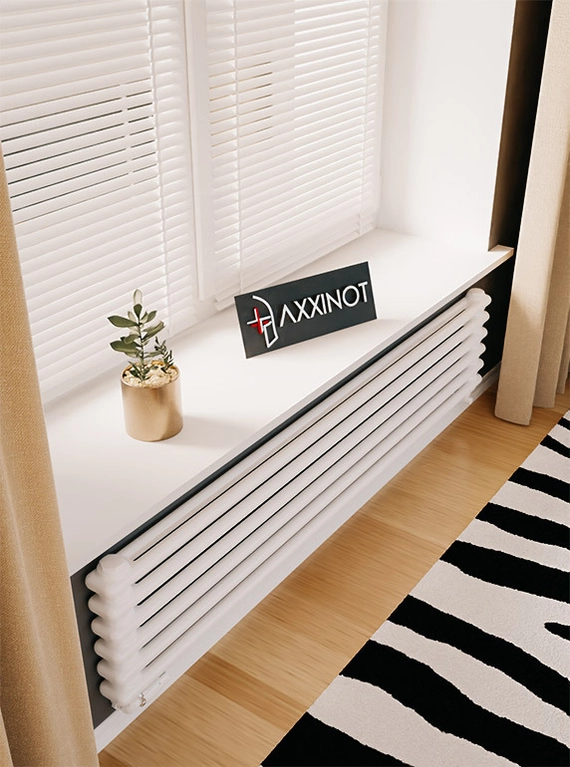 Axxinot Sentir Z 2200 - двухтрубный трубчатый радиатор шириной 2000 мм