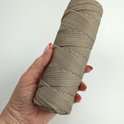 Полиэфирный шнур круглый 3 мм Темный беж