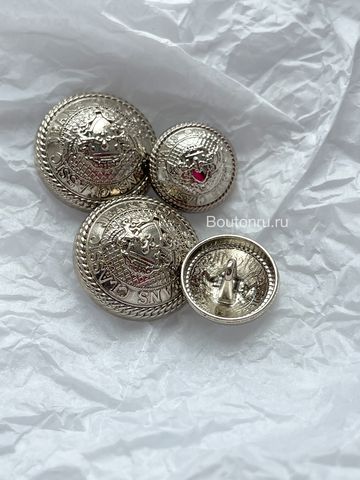 Пуговицы в стиле Бмн. серебро