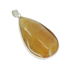 Кулон "Афродита" кварц-волосатик