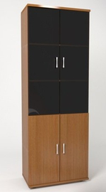 Шкаф для документов со стеклом МОНОЛИТ