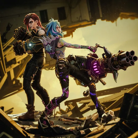 Jinx + Vi set - Arcane