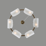 6571/6 NEOCLASSI LN26 193 медный/белый/металл/стекло Люстра E14 6*60W 220V FIORO