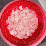 Бомбочка для ванны с солью Малина - 150 гр.