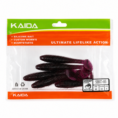 Набор силиконов KAIDA SH07-85 8.5см 5шт COL034 №20