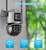 Wi-Fi Камера видеонаблюдения с 2-мя объективами 6MP FaizFull FT90