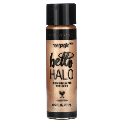 wet n wild, MegaGlo, жидкий хайлайтер Hello Halo, оттенок 306B Guilted Glow, 15 мл (0,5 жидк. унции)