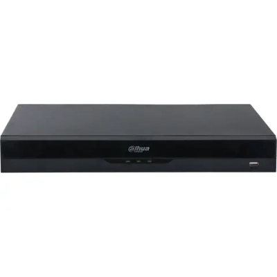 8-канальный IP-видеорегистратор Dahua c PoE до 448Мбит/с 2 SATA III до 16Тбайт 1 HDMI (8K), 1 VGA; 1 RJ45 1000Мбит/с, 8 RJ45 100Мбит/с (PoE/PoE+), до 130Вт, поддержка ePoE