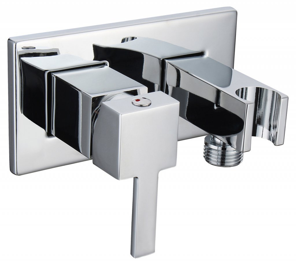 Встраиваемый cмеситель Cezares CZR-DA6-01 для душа и гигиенического душа, хром