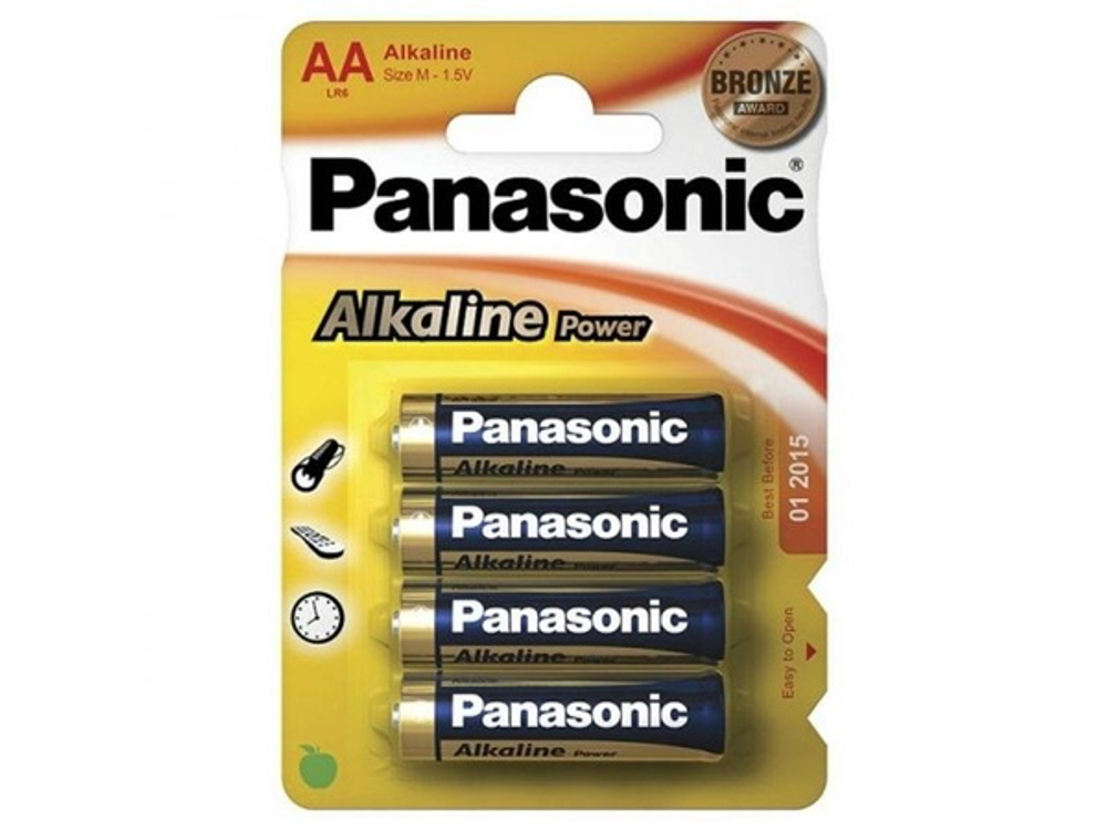 Panasonic Bronze AA 4BL, упак (бл)