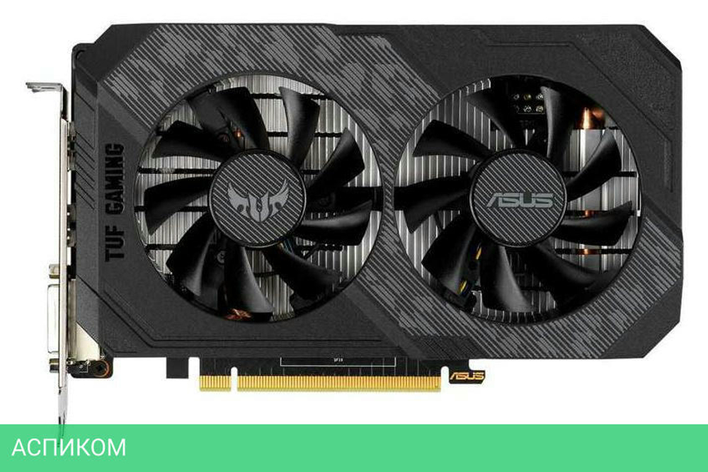 Видеокарта ASUS TUF GeForce GTX 1650 Gaming OC 4GB GDDR6 (TUF-GTX1650-O4GD6-GAMING)