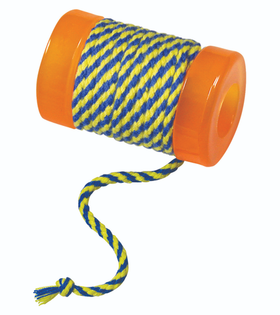 Petstages Игрушка для кошек Energiez "Орка катушка с веревочкой" 6см.