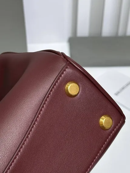 BALENCIAGA RODEO HANDBAG Бордовый