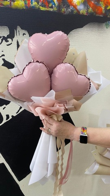 Милый букетик в цвете пыльная Роза