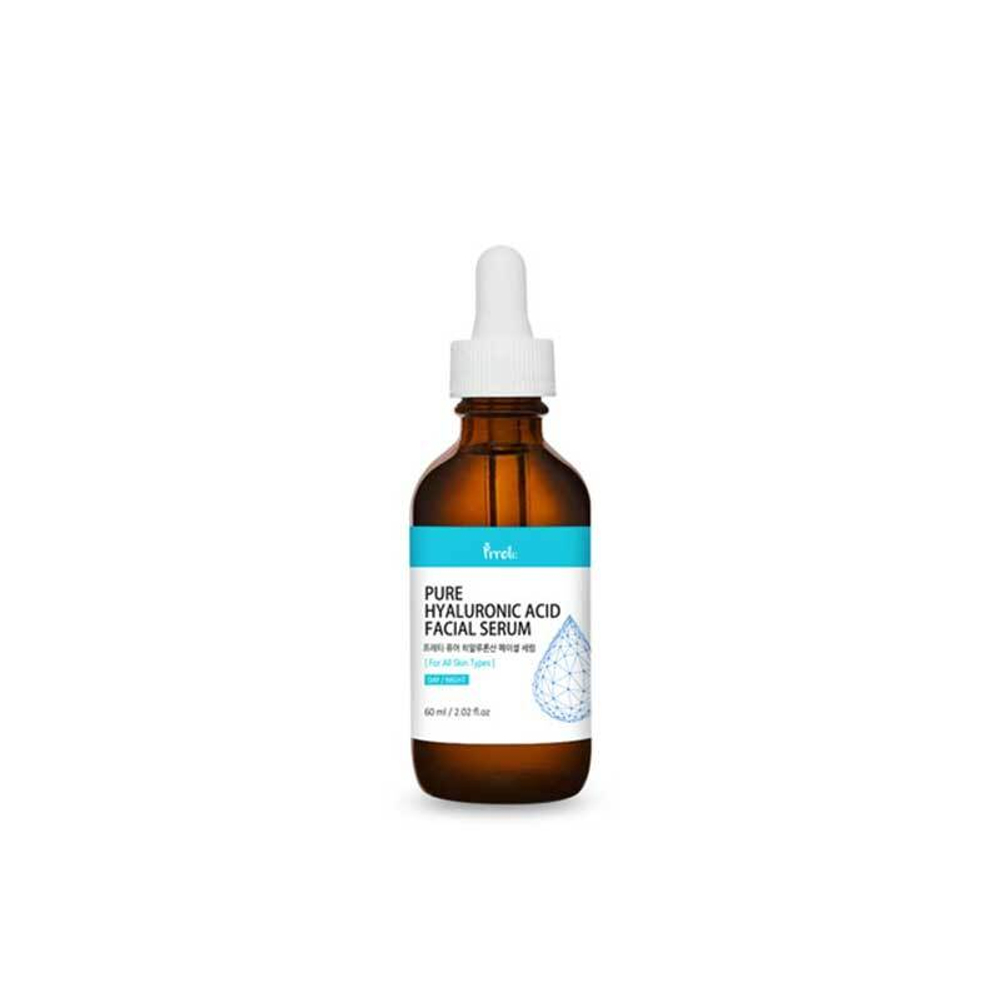 Сыворотка гиалуроновая для лица тотальное увлажнение PRRETI Pure Hyaluronic Acid Facial Serum 60 мл