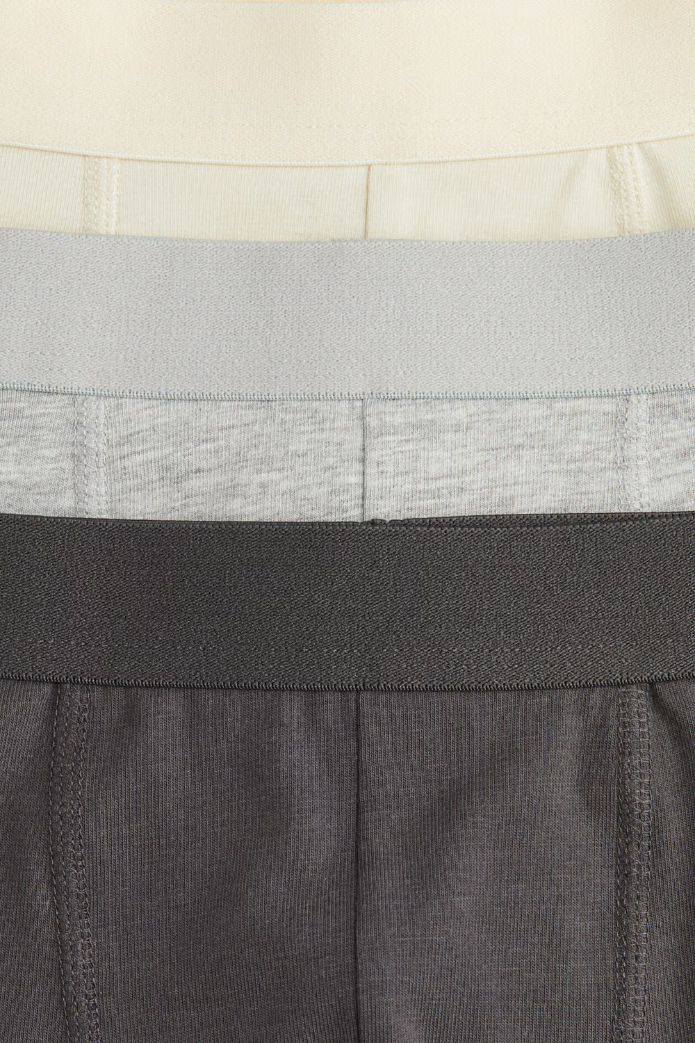 H&M Набор из трех трусов-боксеров, темно-серый