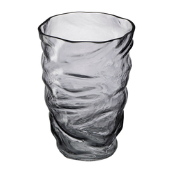 Ваза 20см Bergenson Bjorn Crumpl серая