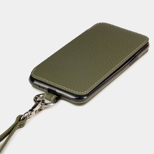 Чехол Marcel для iPhone 11 Pro из натуральной кожи теленка, зеленого цвета