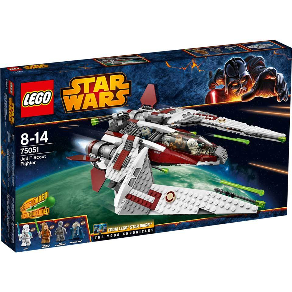 LEGO Star Wars: Разведывательный истребитель Джедаев 75051 — Jedi Scout Fighter — Лего Стар Ворз Звездные войны