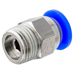 Фитинг для пластиковых трубок 4мм с наружной резьбой 1/8'' RockForce##Rock FORCE RF-SPC04-01