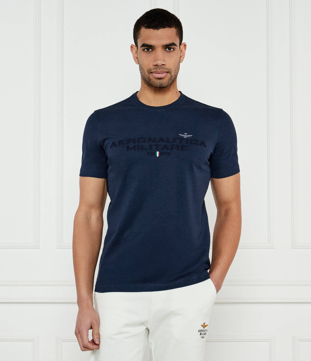 Футболка Aeronautica Militare - темно-синий(TS2378J633)