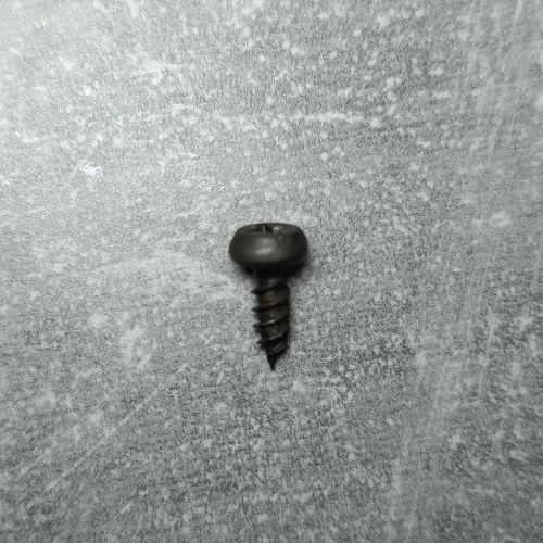 Стальной саморез клоп 3,5*9,5 темный с конусовидной головкой для монтажа металлических профилей