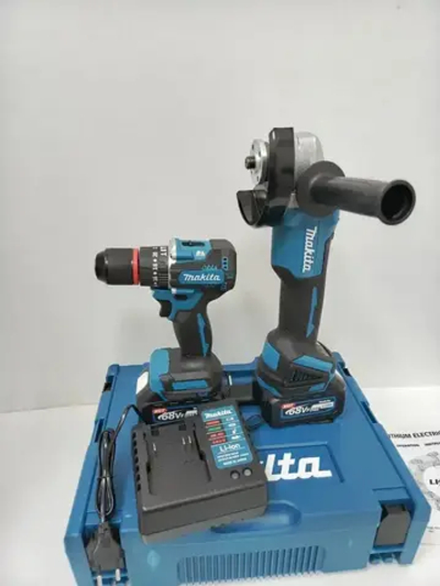 Аккумуляторный набор 2в1 УШМ болгарка и шруповерт Makita безщеточный