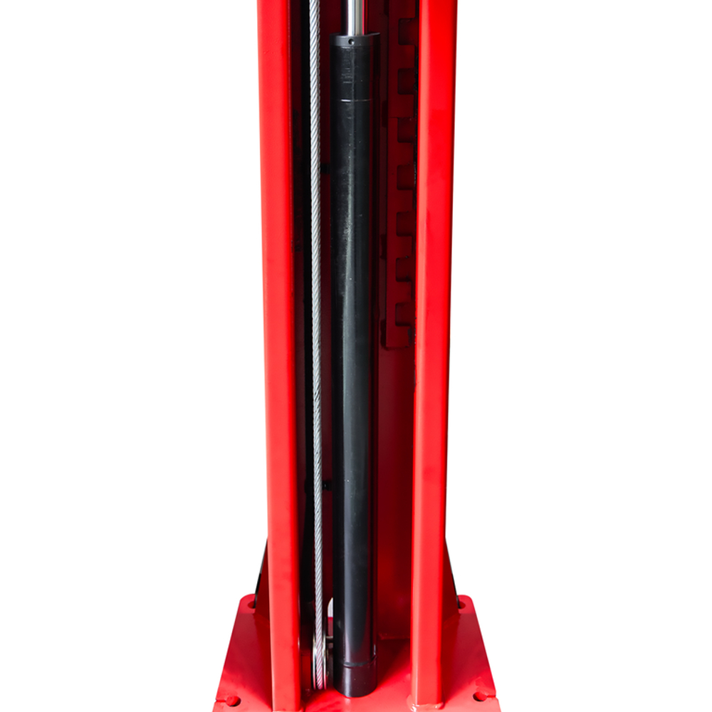 Подъемник электрогидравлический 4т 110-1900мм 2-х стоечный 220В верх.синхрон. (электр. спуск) GTE