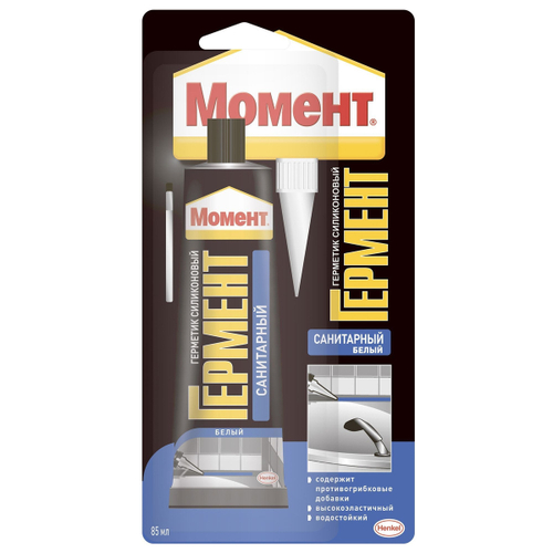 Герметик Момент белый сил. 85мл. (24шт)