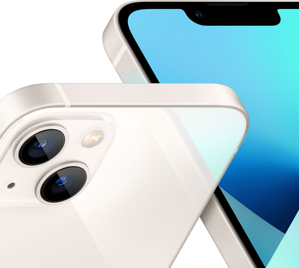 Смартфон Apple iPhone 13 128 ГБ, Dual: nano SIM + eSIM, сияющая звезда