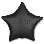 Фольгированная фигура, звезда, 19"/48СМ Сатин Onyx