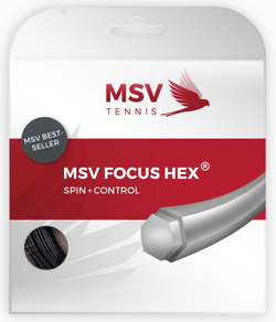 Теннисные струны MSV Focus Hex (12 m) - черный