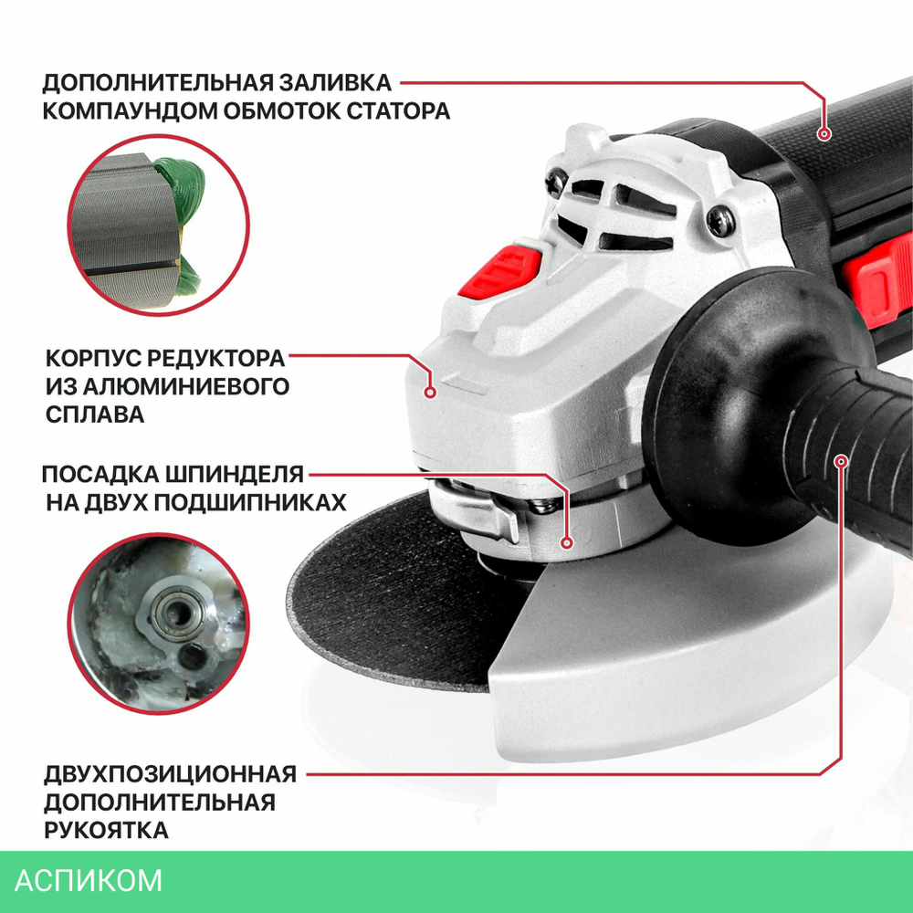 Угловая шлифмашина P.I.T. PWS125-C11