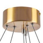 748113 Люстра SATURNO LED 60W 4400LM 70G ЗОЛОТО 3000-6000K