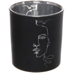 Подсвечник «Нежный силуэт» 7*7,8 см, Черный