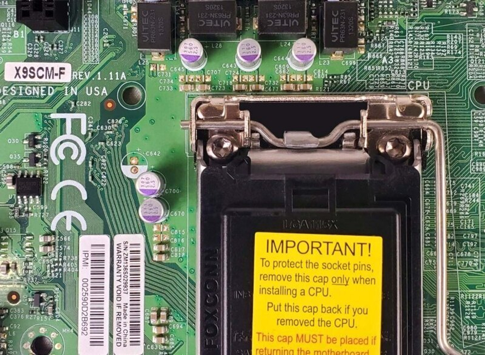 Материнская плата Supermicro X9SCM-F